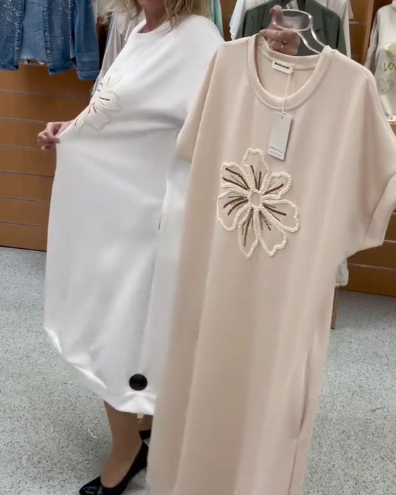 Kjole Paljett Brodert Uformell