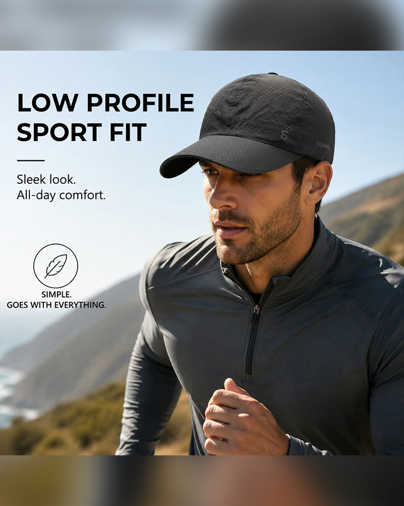 ☀️ Pustende Kjølig Perforert Baseballcaps | Lettvekt Solbeskyttelseshatt