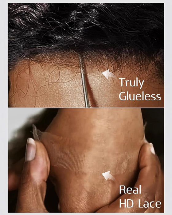 Headset Afrikansk Krøllete Parykk