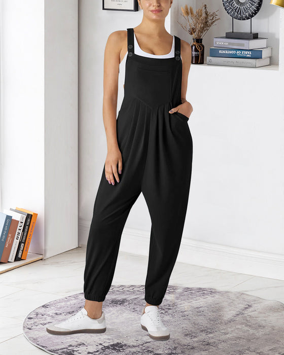 Overalls Ensfarget Plissert