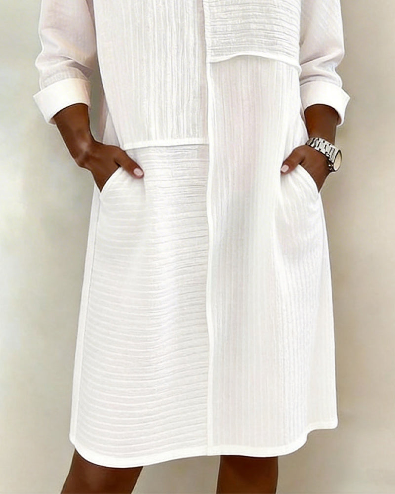 Kjole Teksturert Shift