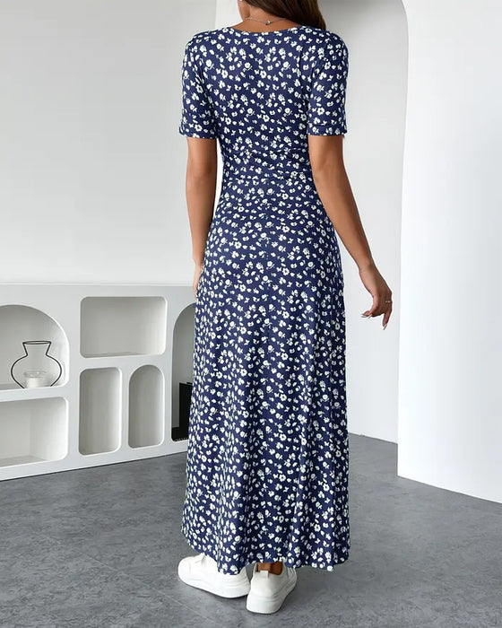 Kjole Sexy Elegant Mønstret