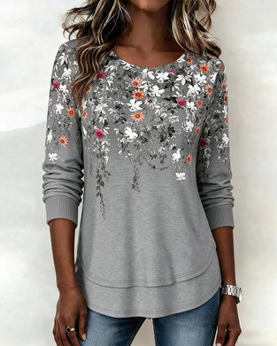 Topp Blomstret Trykk Mote
