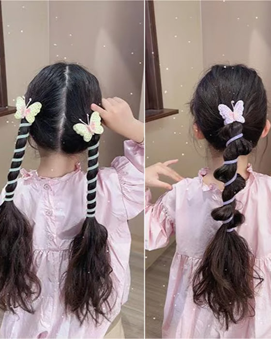 Sommerfugl Hårstrikker Med Telefonledning