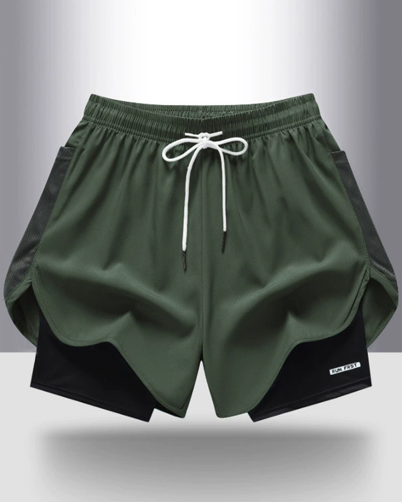 Shorts Pustende Hurtigtørkende Dobbeltlag