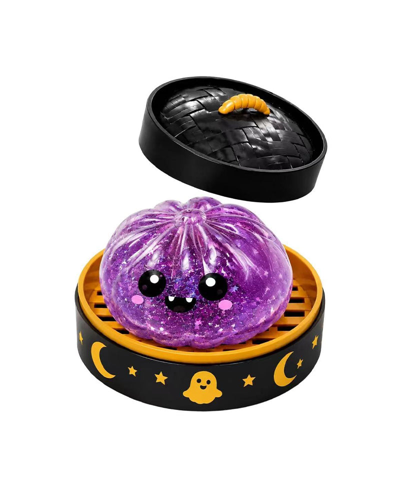 Halloween-Sett Med Søte Skumle Spøkelse-Maruko-Myke Klemmeleker, Miniatyr Bærbar Stressleke, Sensoriske Produkter For Halloween-Ting, Påfyll Til Festgodsposer & Minigaver