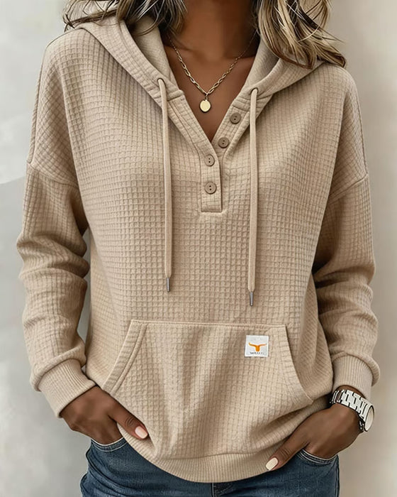 Hoodie Mote Henley