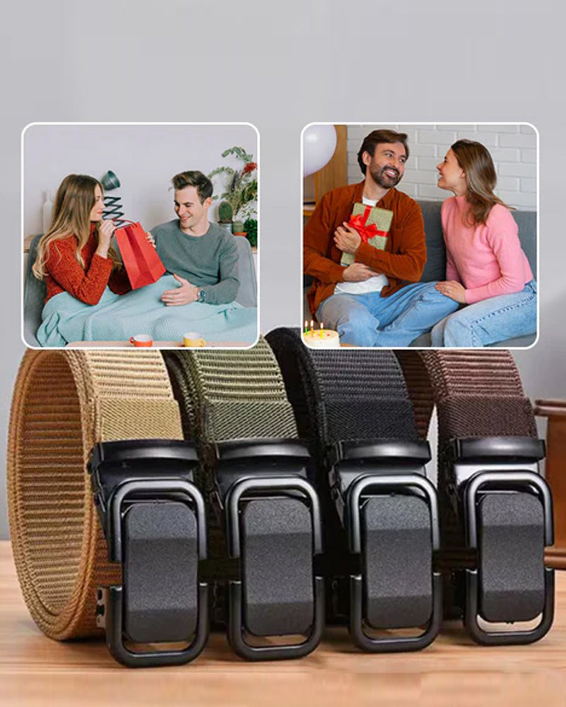 Menns Takstisk Nylonbelte - Slitesterk Spenne & Justerbar Størrelse