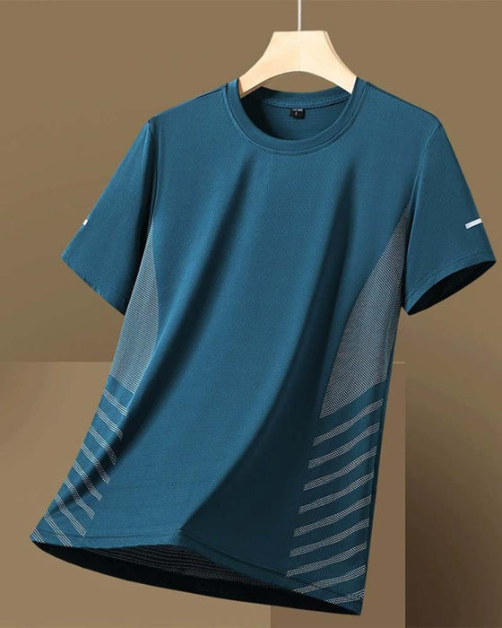 T-Shirt Side Stripe Herre Is Silke