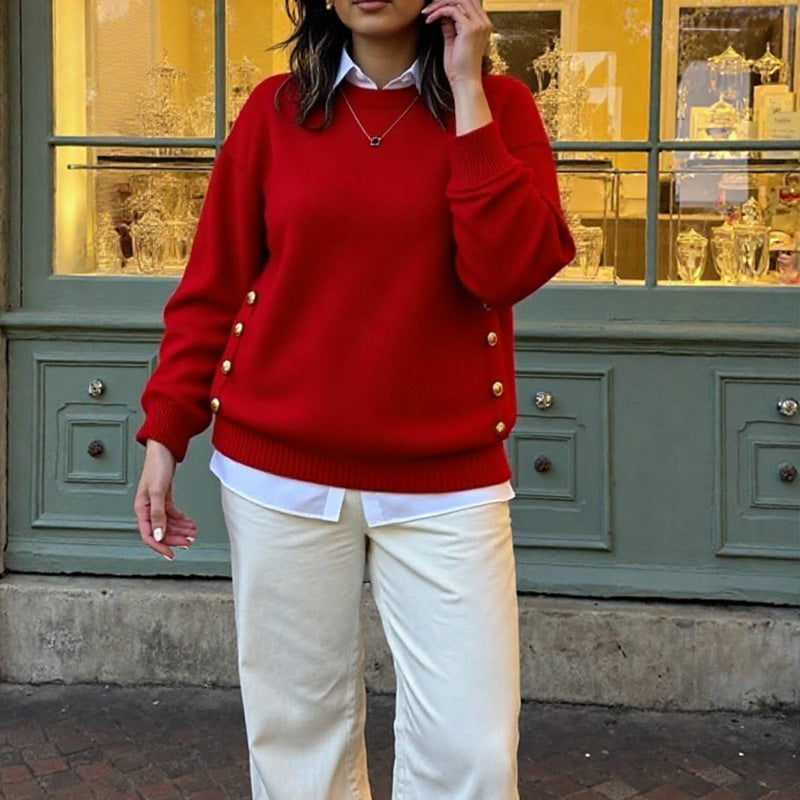 Genser Metallspenne Design Stilig