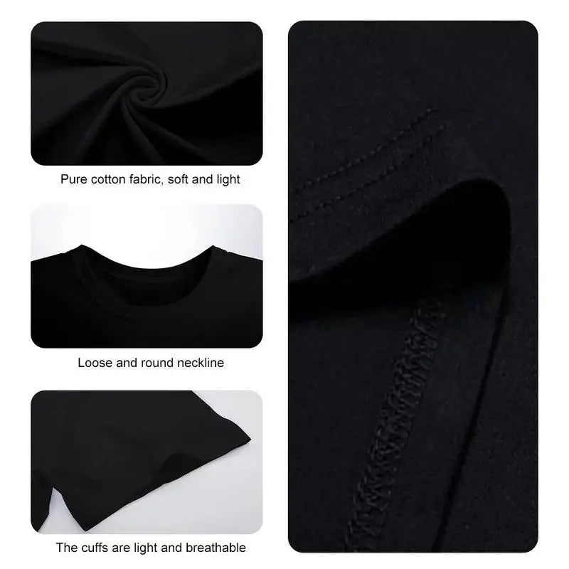 T-Skjorte Herre Bak Bokstav Trykk