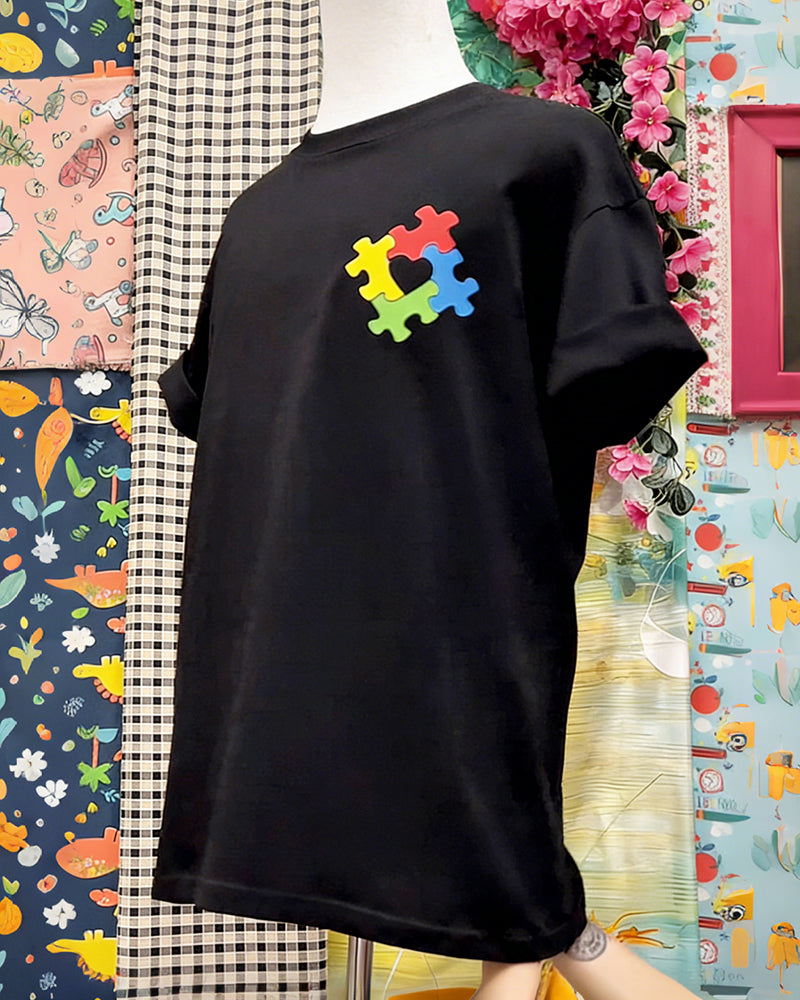 T-Skjorte Veldedighetstema Trykt