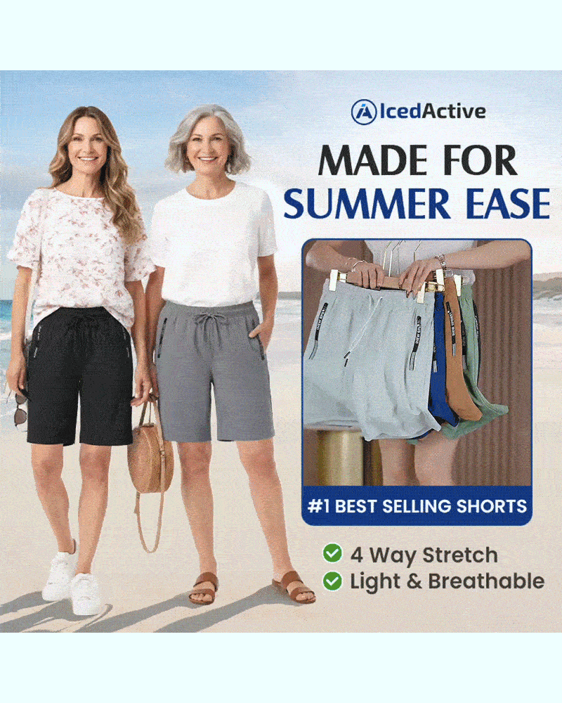 Shorts Elastisk Midje Snor Rasktørkende