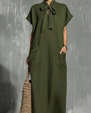 Kjole Kortermet Snøring