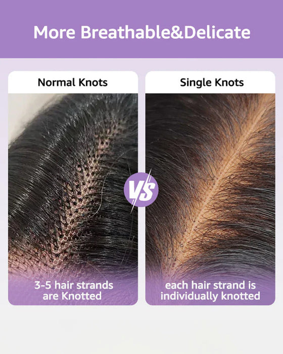 Silkeaktig Rett Lett Brukbar Glueless Parykker