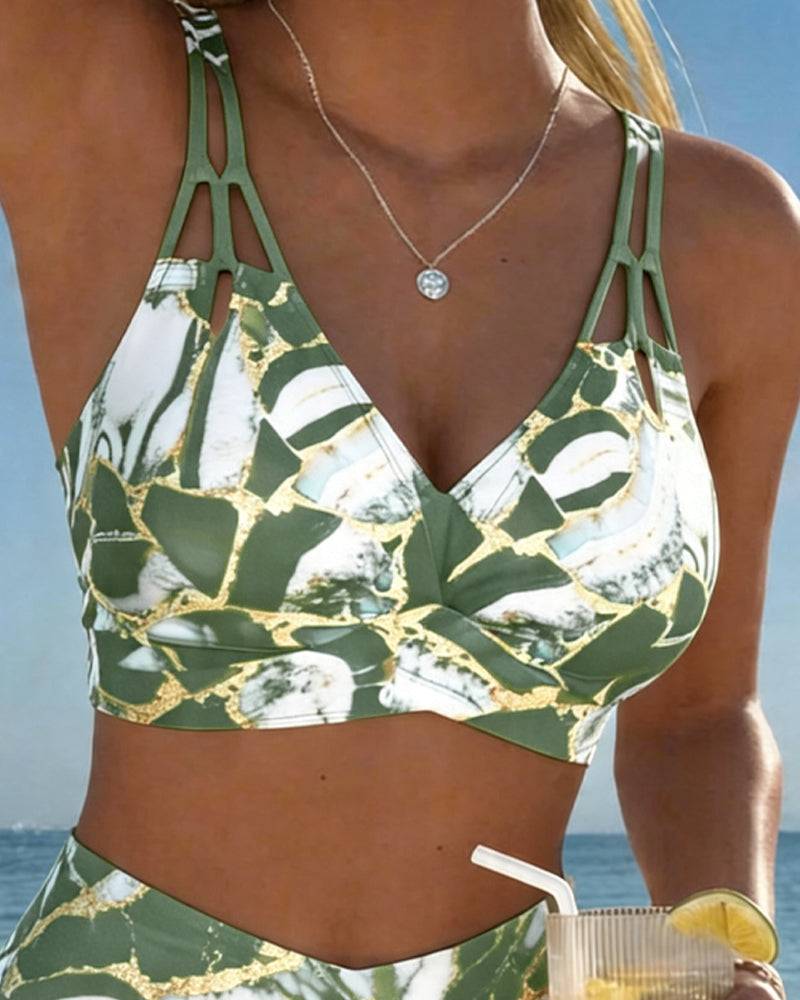 Bikini Stropp Utskjæring Designer