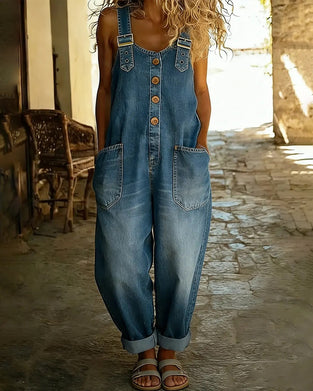 Hoppdrakt Justerbar Denim