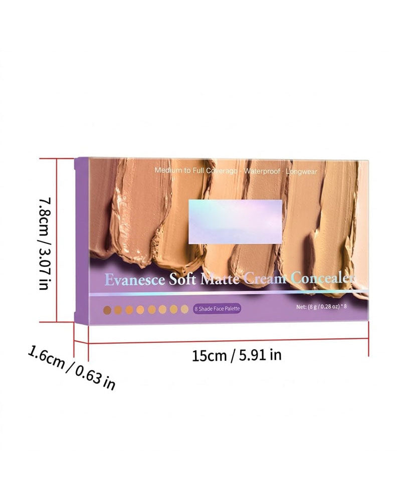 8-Fargers Concealer Palett