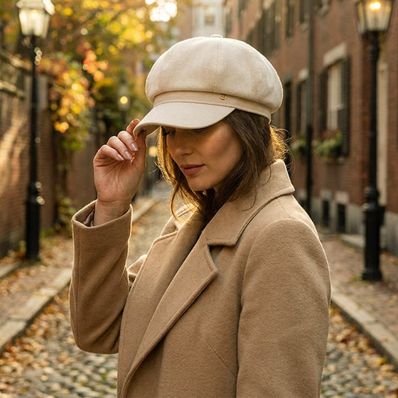 Britisk Stil Newsboy-Caps