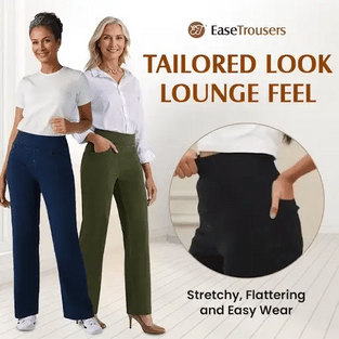 Bukse Dame Høy Midje Stretch Casual Yoga Vide Ben