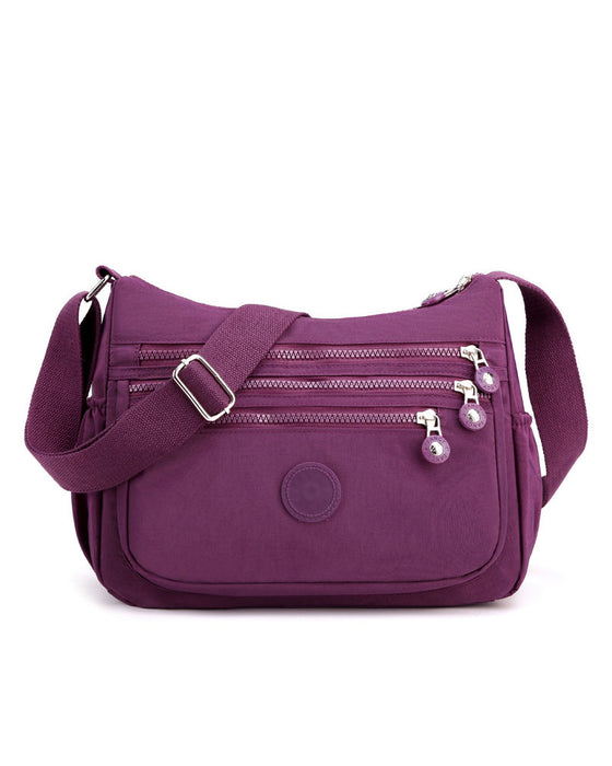 ⌛ Tidsbegrenset Tilbud – Lett Vannavstøtende Crossbody Veske 👜