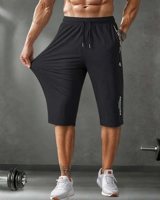 Bukser Elastisk Midje Capri Rasktørkende Sport
