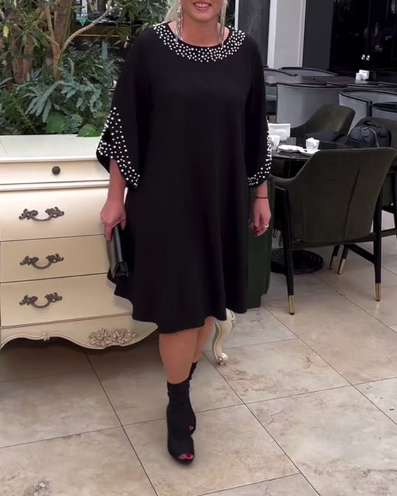 Kjole mote perler løs pluss størrelse