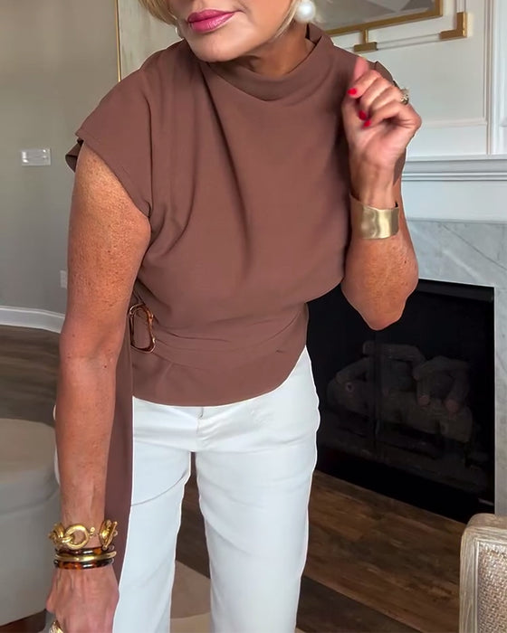 Smidig Enfarget Bluse