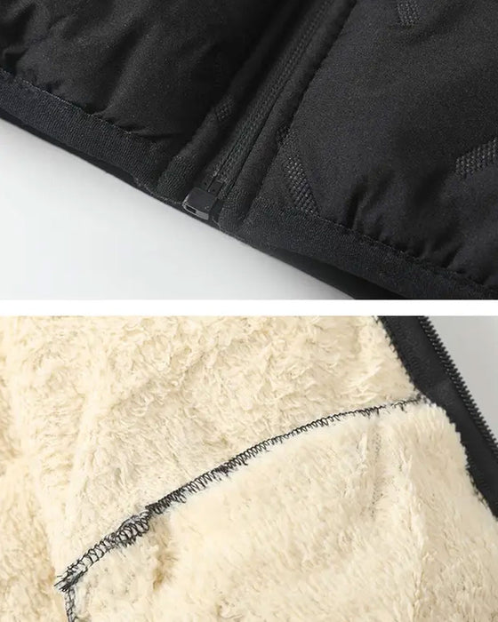 Vest Varm Casual Lomme