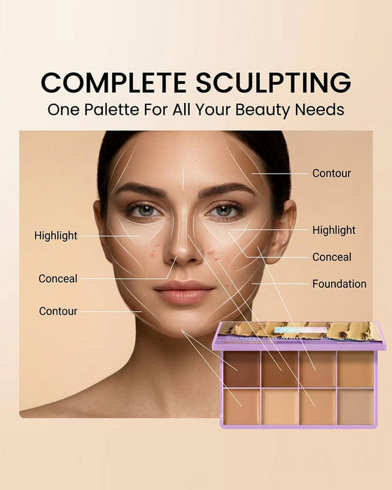 8-Fargers Concealer Palett