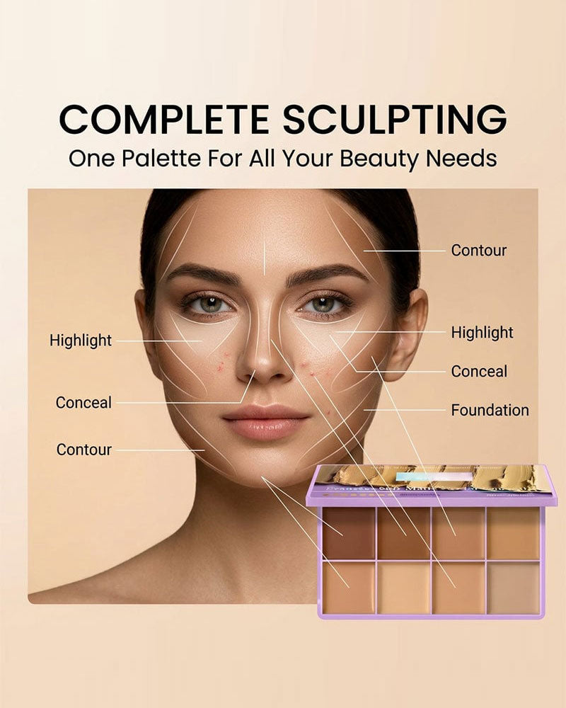 8-Fargers Concealer Palett