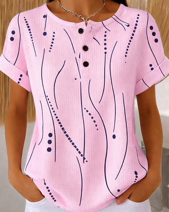 T-Shirt Rund Hals Kortermet