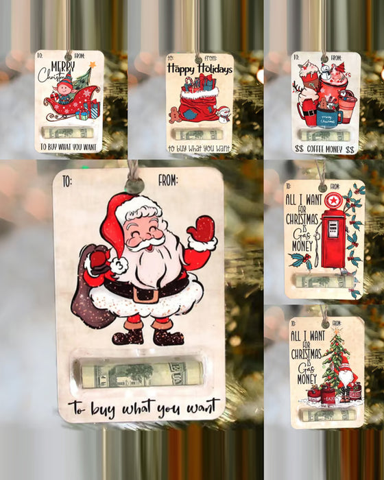 🎅💸 Håndlaget Tre Pengeholdere Gave