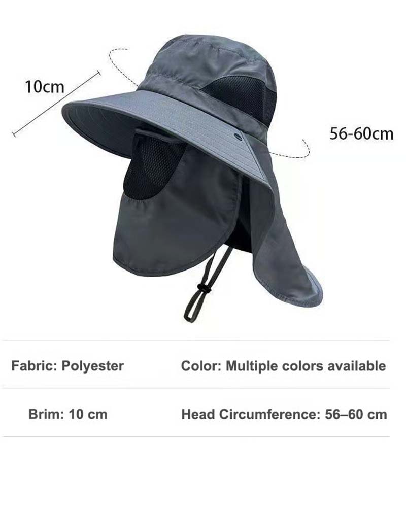 Hatt Ansiktsdekning Sol Beskyttelse Bøtte