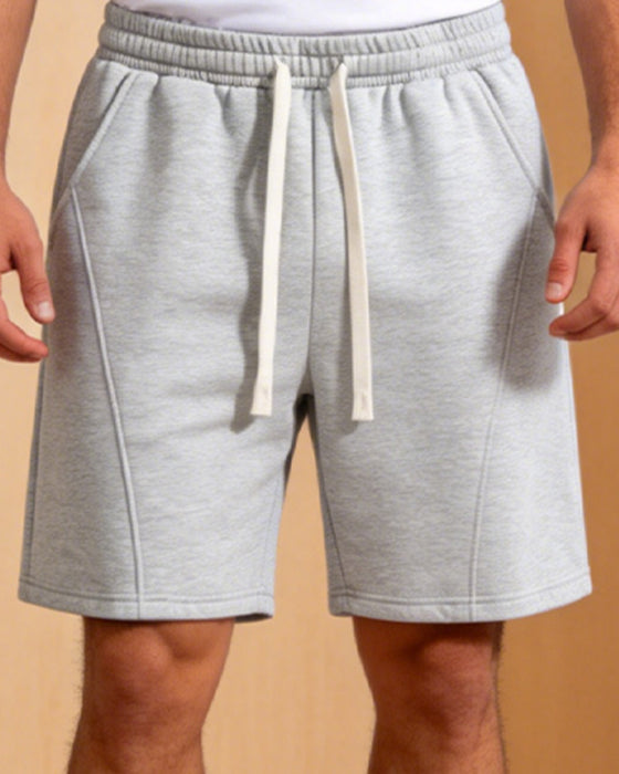 Shorts For Menn – Med Snøring, Hverdagsavslappede For Pendling