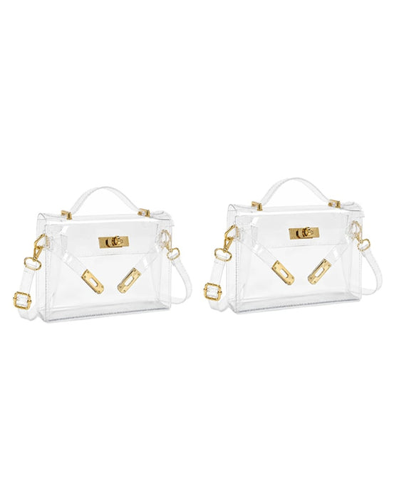 Veske Dame Transparent Gelé