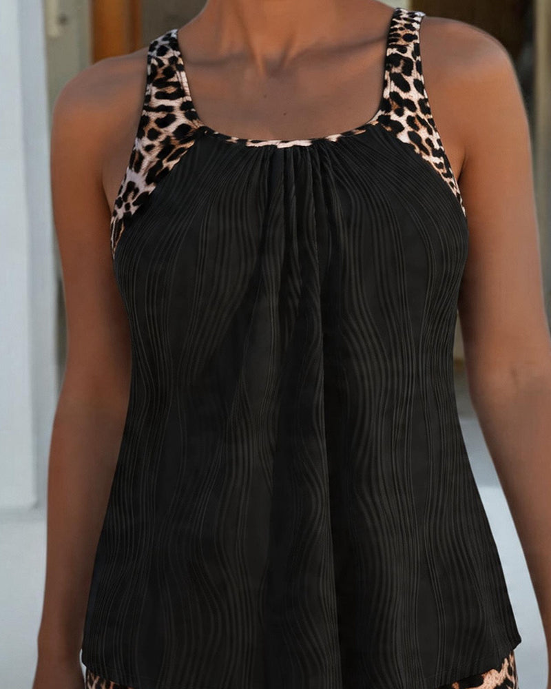 Tankini Leopard Trykk