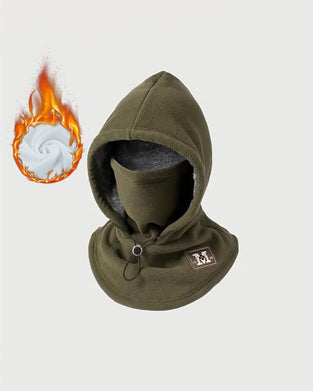 Lue Fleece Dobbel Lag Integrert
