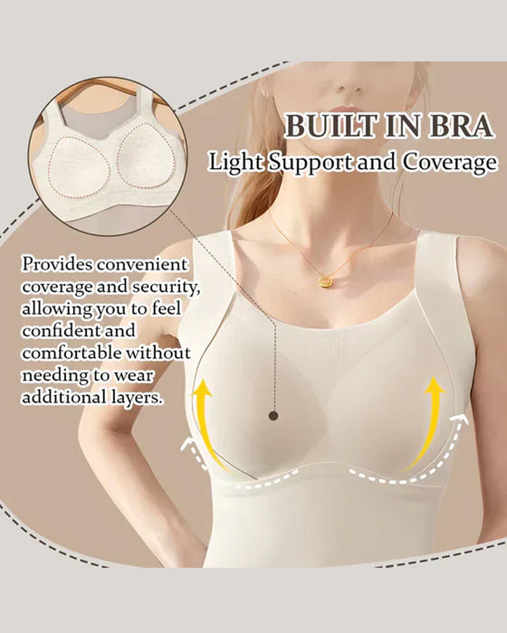 Bra Kvinner Termisk Tank Topper Med Innbygd