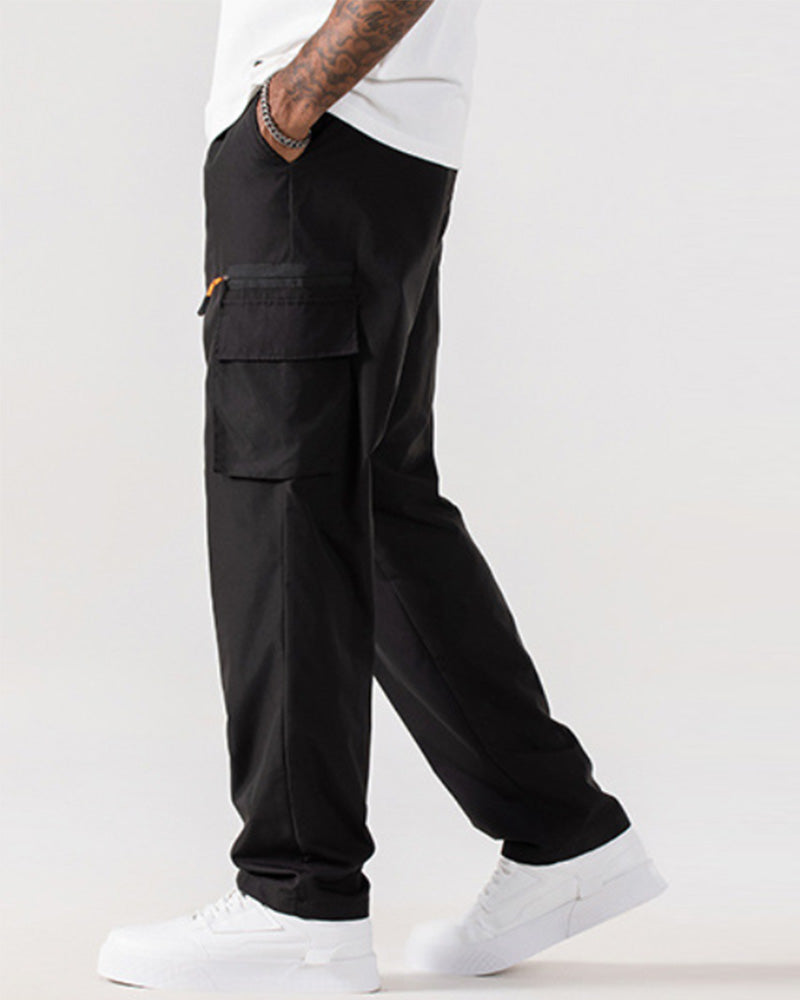 Bukser Løse Avslappede Flerlomme Cargo