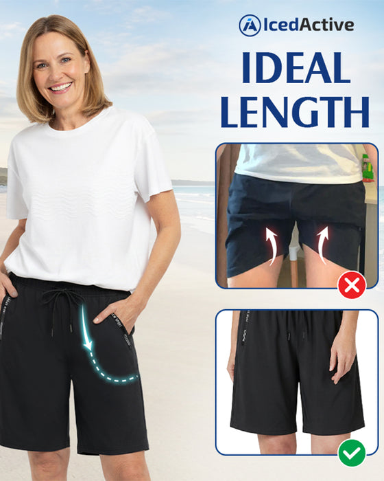 Shorts Elastisk Midje Snor Rasktørkende