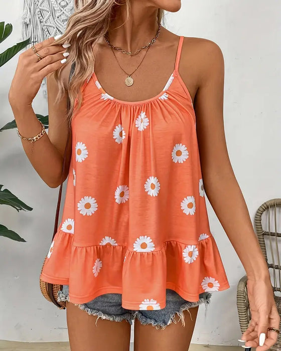 Cami Top Camisole Trykt