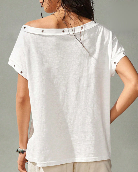 T-Shirt Enskulder Nitt Solid