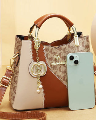 Håndveske Retro Stilfull Trykt