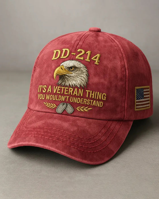 Lue DD-214 Veteran 3D-Brodert