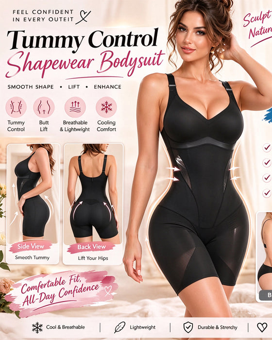 Kjølende Magestyring Rumpeleftende Shapewear Bodysuit