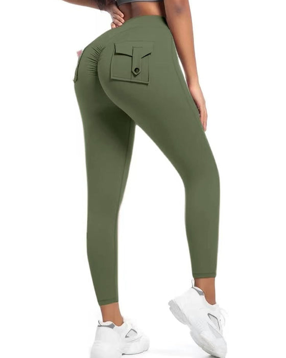 Bukse Lomme Ensfarget Slim Fit Yoga