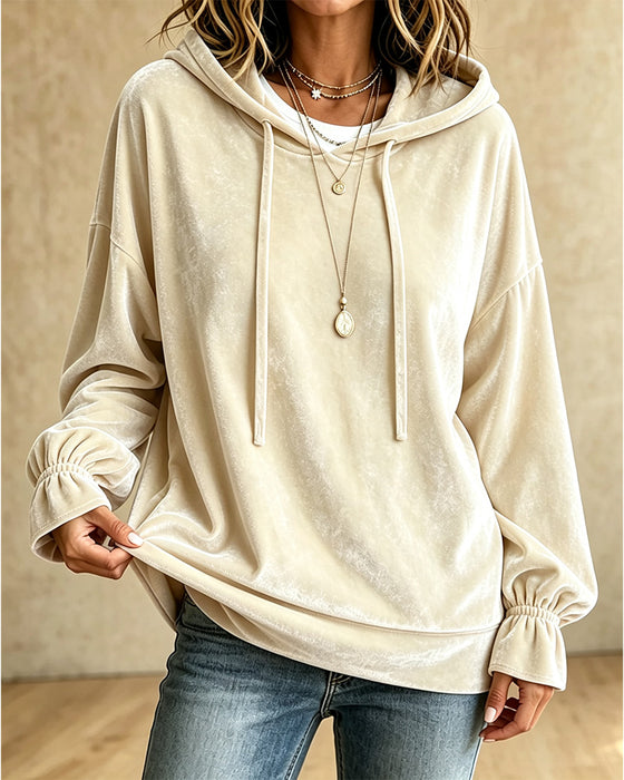 Hoodie Enfarget Langermet