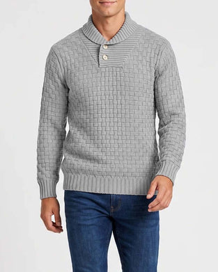 Pullover Herre Rutete Avslappet