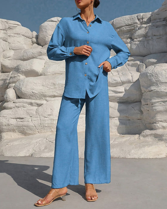 Sett Lang Erme Casual Solid